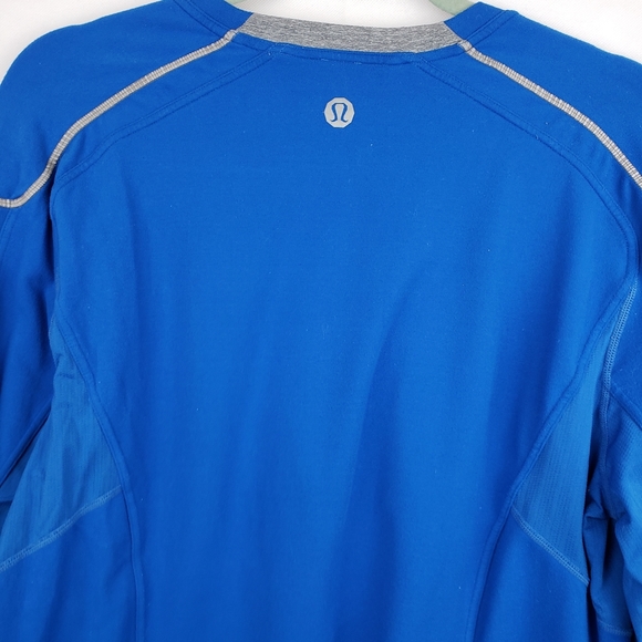 Lululemon Mens Shirt Blue Size L Long Sleeve - Picture 6 of 8